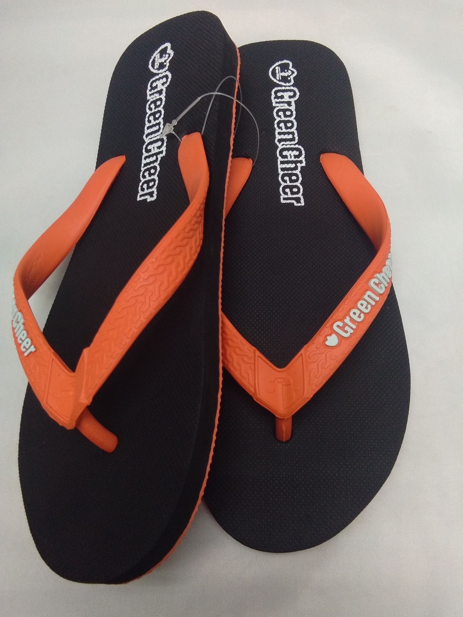 1008 GREEN CHEER MEN SLIPPER FLIP FLOPS GC-03(ORANGE COLOR)