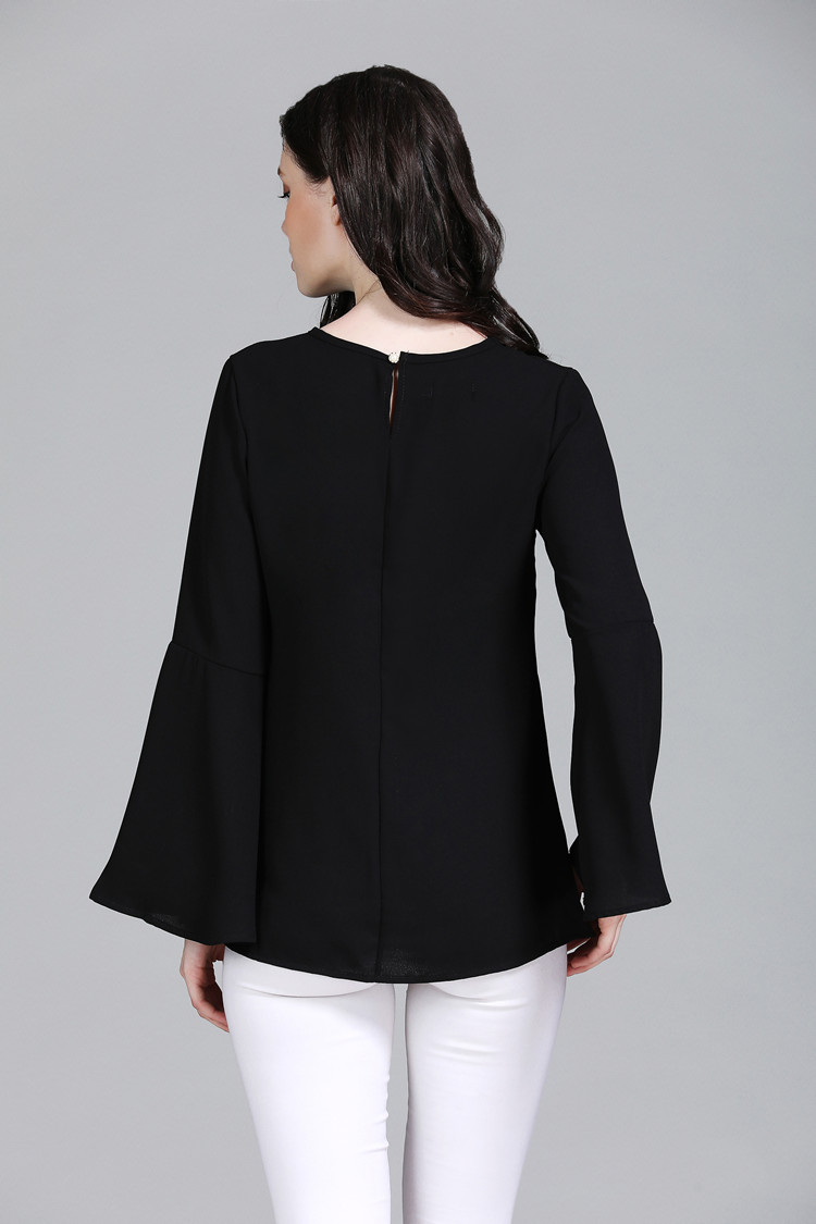 VW12242 Muslimah Top Black