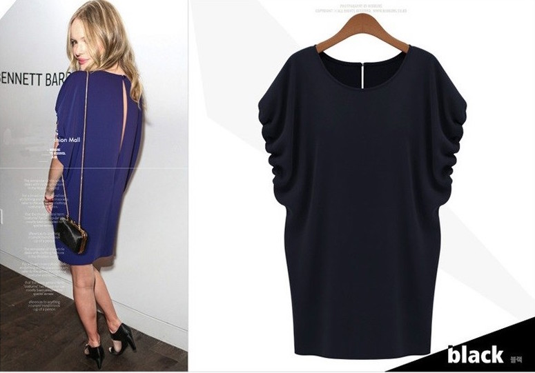 WD21360 Europe Fashion Dress Black