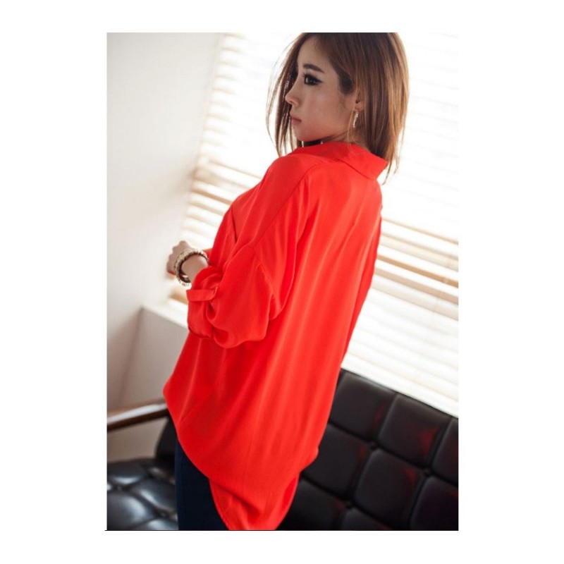 WT21372 Fashion Top Red