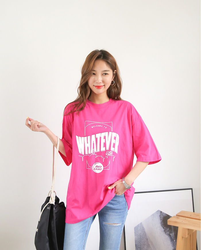 KM-251 Trendy Top Pink