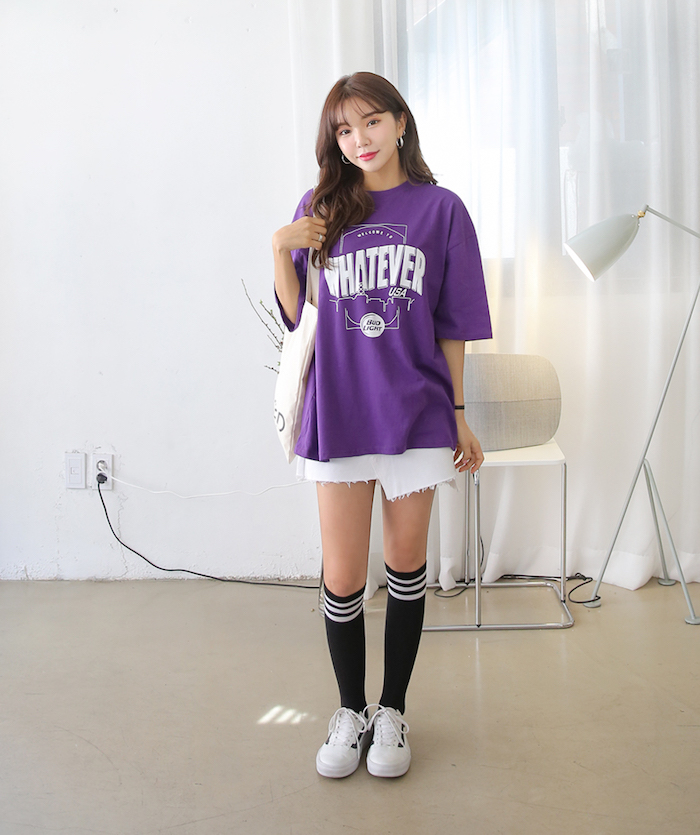 KM-251 Trendy Top Purple