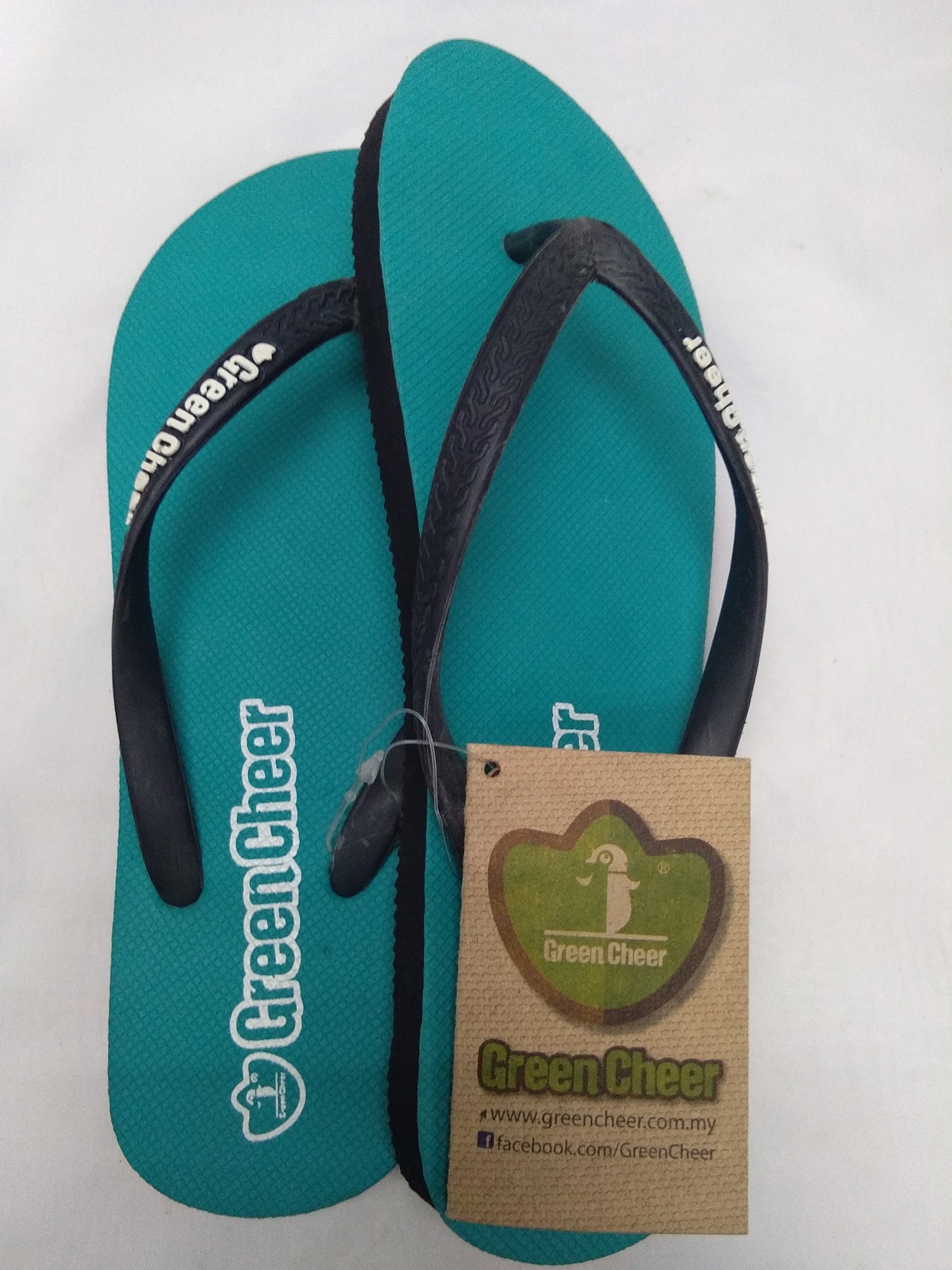1011 GREEN CHEER WOMEN SLIPPER FLIP FLOPS GC-08 (GREEN COLOR)