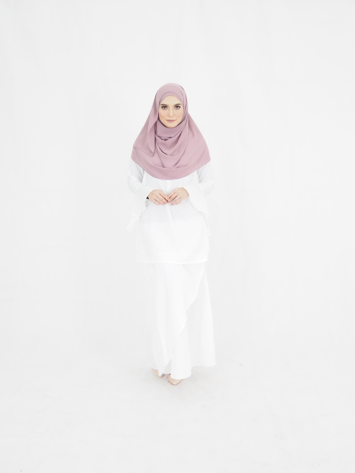 SW4933 Charming Baju Kurung White