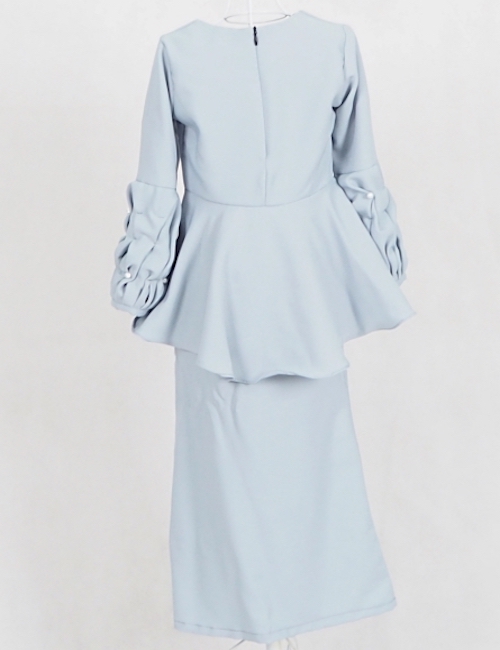 SW4963 Kid's Baju Kurung Blue