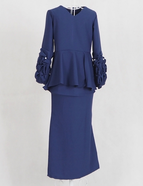 SW4963 Kid's Baju Kurung Navy