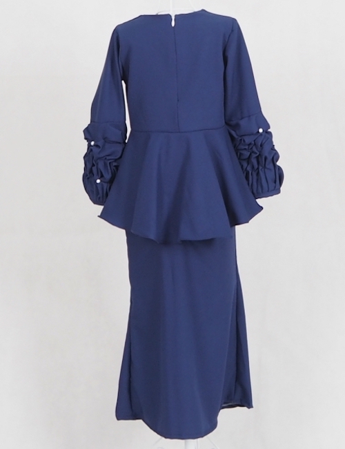 SW4963 Kid's Baju Kurung Navy