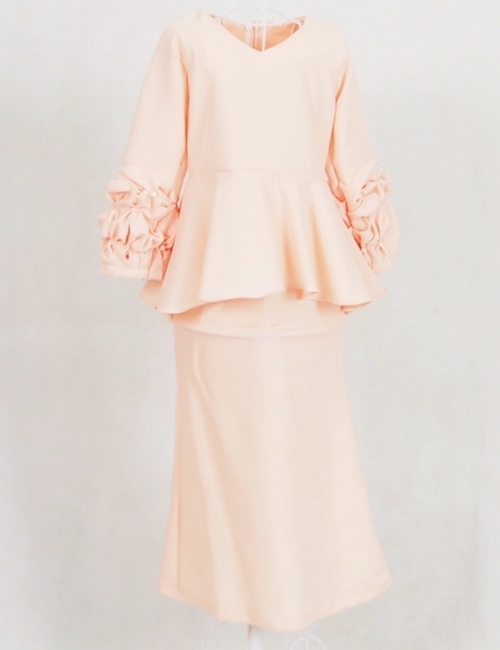 SW4963 Kid's Baju Kurung Peach