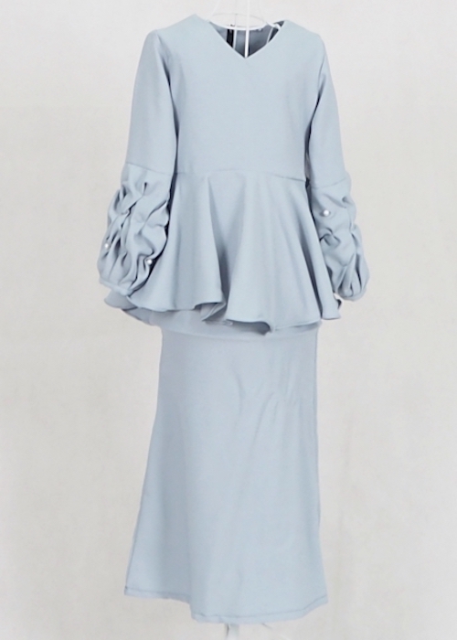SW4964 Kid's Baju Kurung Blue