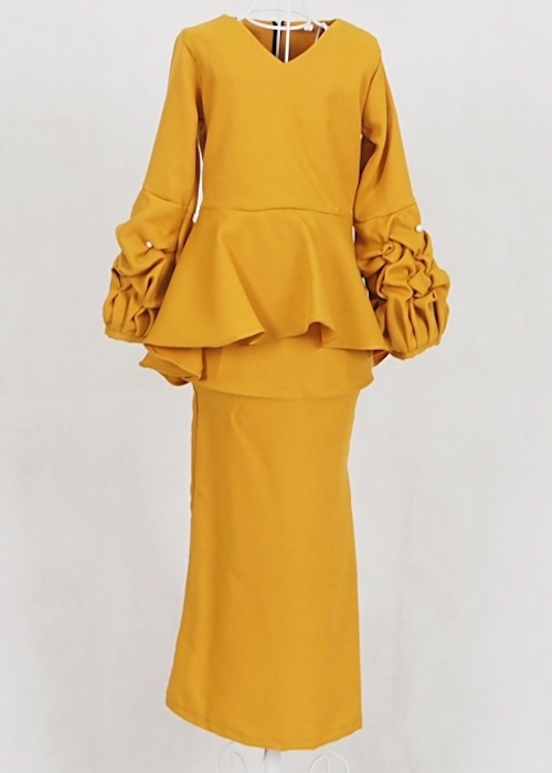 SW4964 Kid's Baju Kurung Mustard