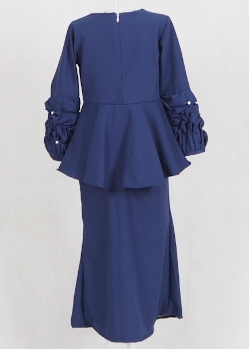 SW4964 Kid's Baju Kurung Navy