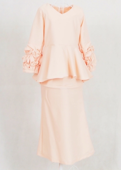 SW4964 Kid's Baju Kurung Peach
