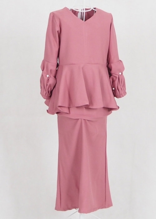SW4964 Kid's Baju Kurung Pink