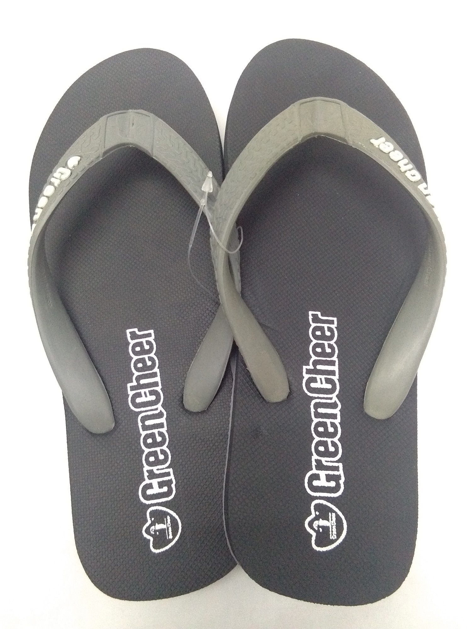 1008 GREEN CHEER MEN SLIPPER FLIP FLOPS GC-03(GREY COLOR)