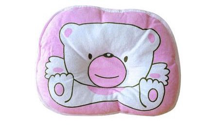 SH-610 Baby/Infant Head Shaping Bear Pillow Pink