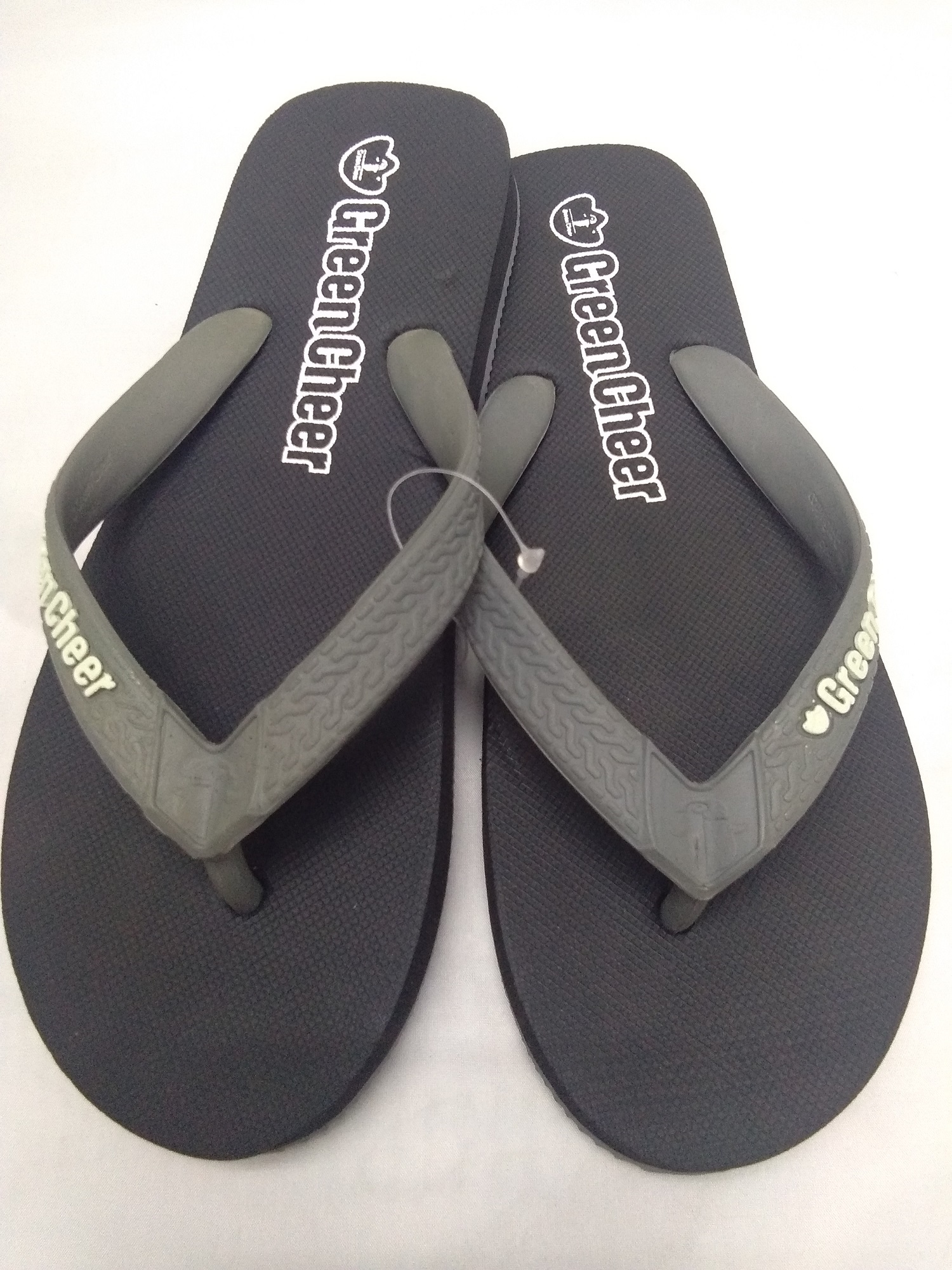 1008 GREEN CHEER MEN SLIPPER FLIP FLOPS GC-03(GREY COLOR)