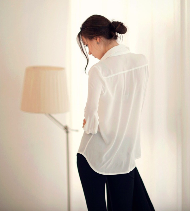 BM70868 Fashion OL Top White