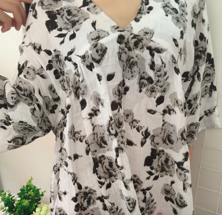 BM70876 Fashion Floral Dress As Picture