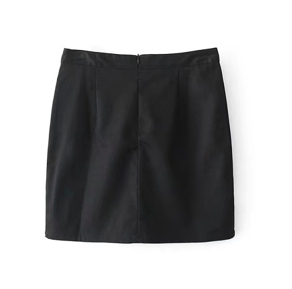 BM70880 Lovely Embroidery Skirt Black