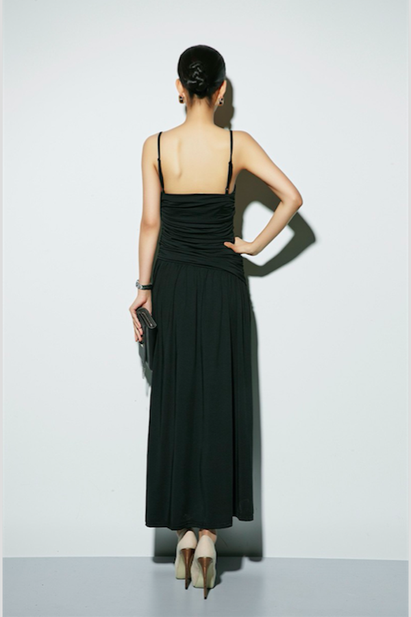 BM70891 Sexy Maxi Dress Black