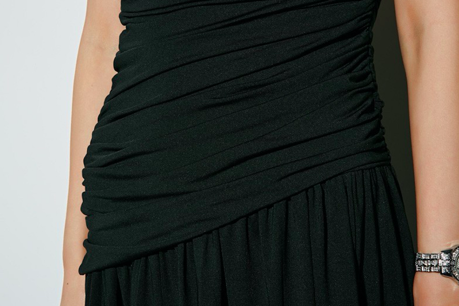 BM70891 Sexy Maxi Dress Black