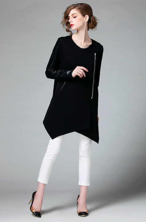 BM70904 Europe Fashion Jacket Black