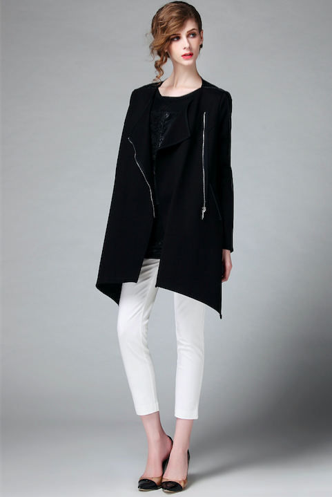 BM70904 Europe Fashion Jacket Black