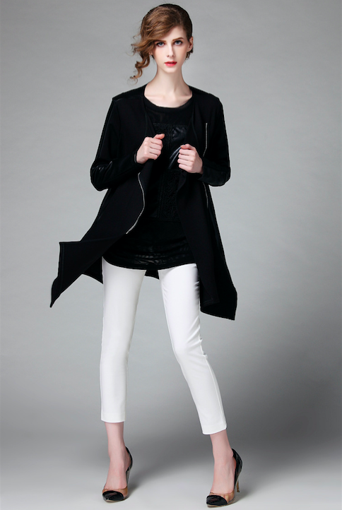BM70904 Europe Fashion Jacket Black
