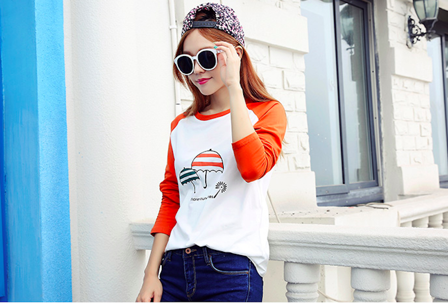 BM70912 Stylish Top Orange