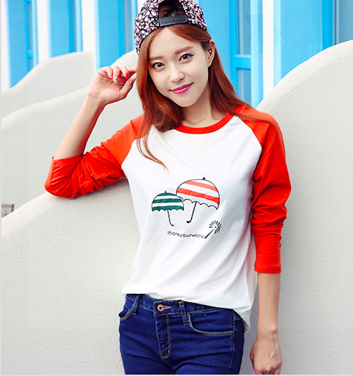 BM70912 Stylish Top Orange