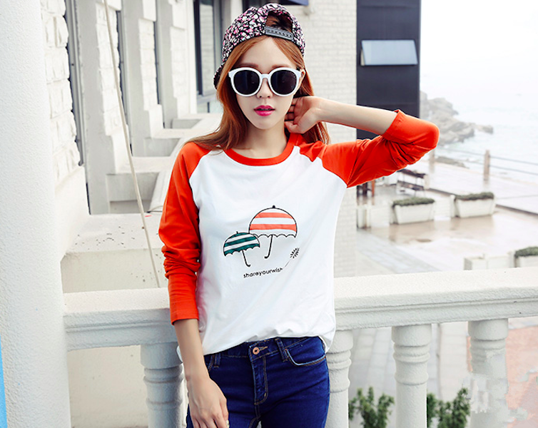 BM70912 Stylish Top Orange