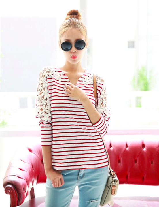 BM70914 Trendy Top Red