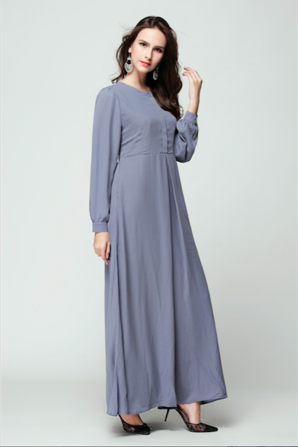 BM70920 Charming Chiffon Jubah As Picture