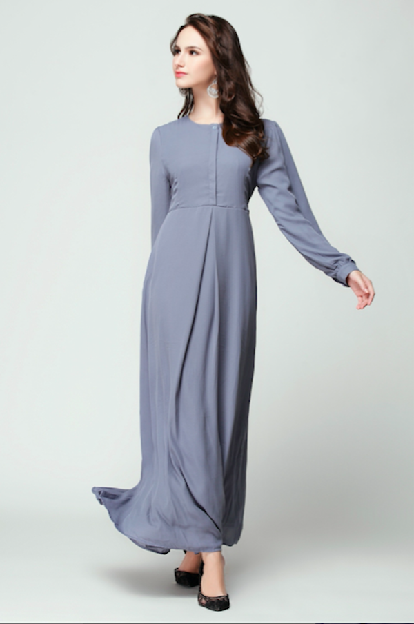 BM70920 Charming Chiffon Jubah As Picture