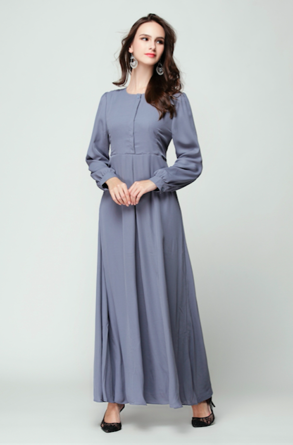 BM70920 Charming Chiffon Jubah As Picture