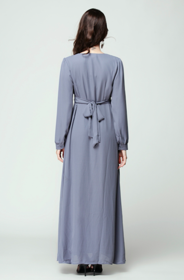 BM70920 Charming Chiffon Jubah As Picture