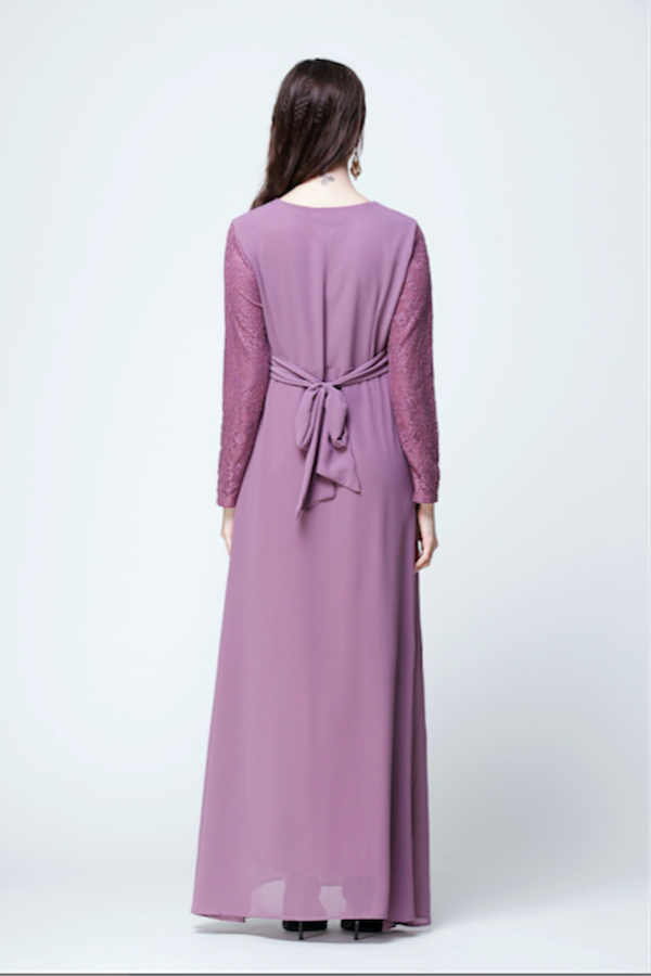 BM70921 Elegant Jubah Lilac