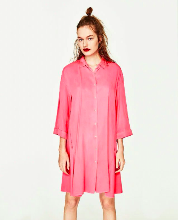 BM70922 Stylish Dress Pink