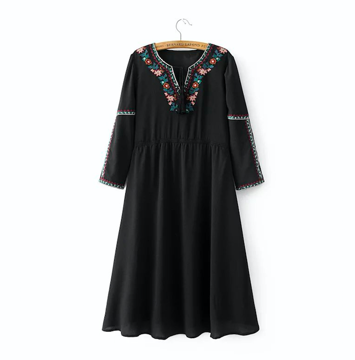BM70924 Fashion Dress Black