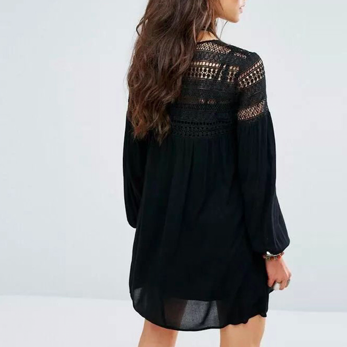BM70925 Pretty Dress Black