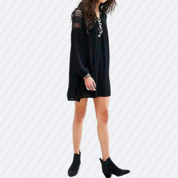 BM70925 Pretty Dress Black