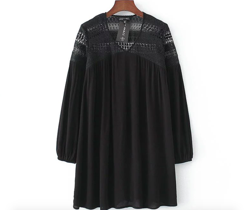 BM70925 Pretty Dress Black