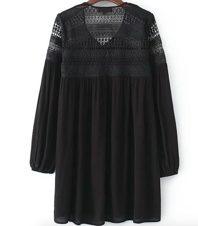 BM70925 Pretty Dress Black