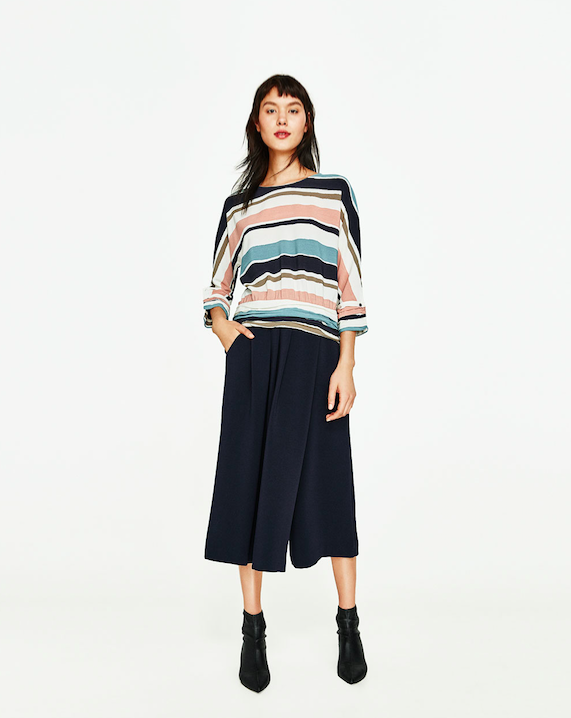 BM70932 Stylish Stripe Top As Picture