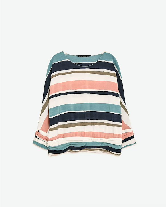 BM70932 Stylish Stripe Top As Picture