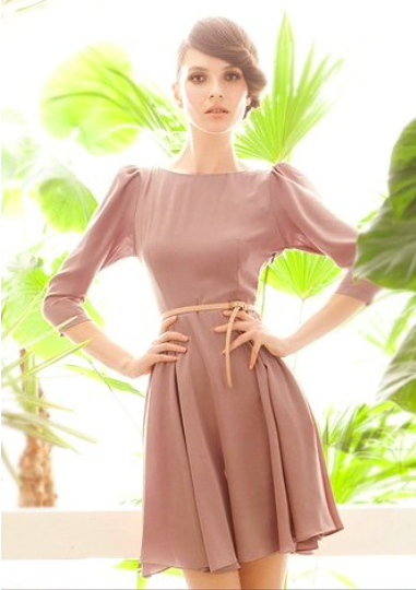 BM70934 Lovely Dress Khaki