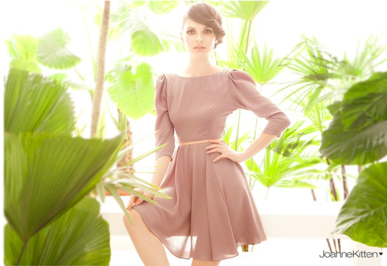 BM70934 Lovely Dress Khaki