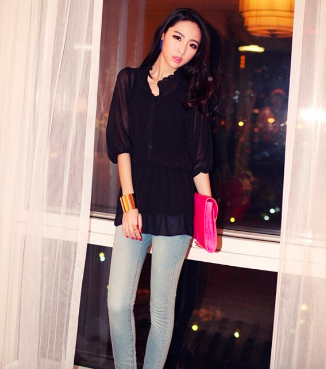 BM70945 Stylish Top Black