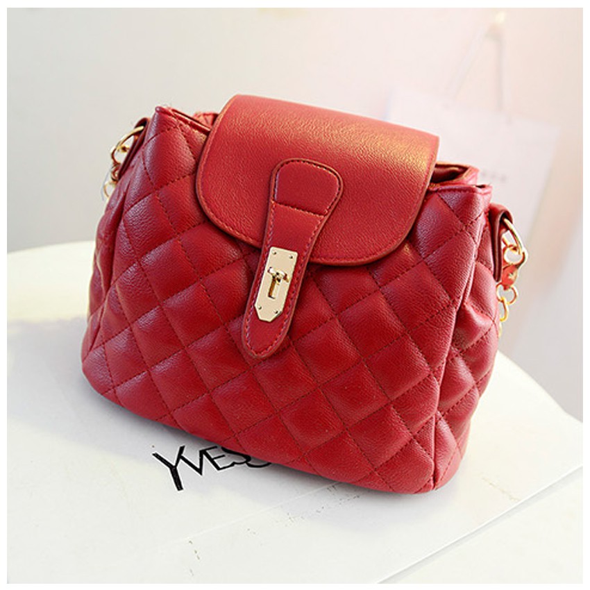 KW80276 Women Casual Sling Bag Red