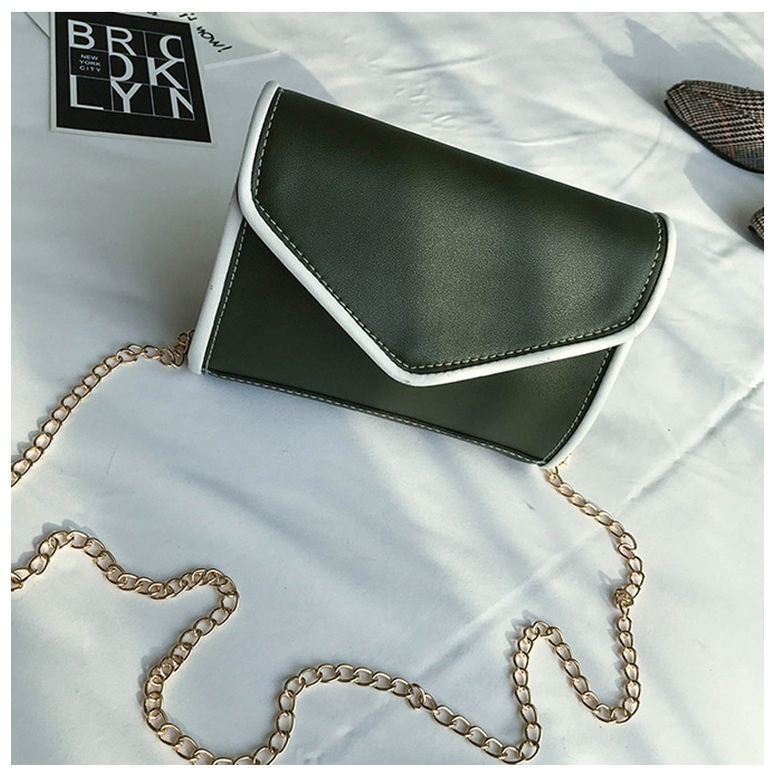 KW80283 Women Fashion Sling Bag Green